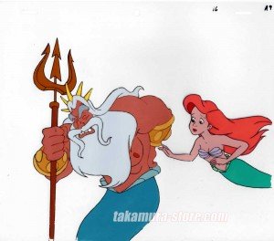Ariella la petite sirene_002 Disney anime cel