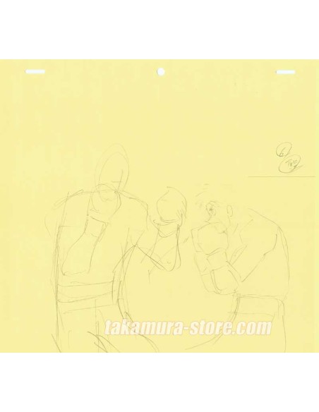 Hajime no Ippo crayonné original