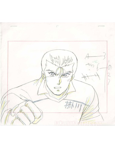 Aoki densetsu shoot set of 7 sketches