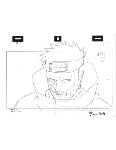 Naruto lot de 2 crayonnés originaux