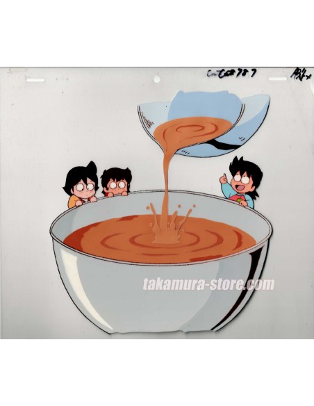 Mister Ajikko anime cel