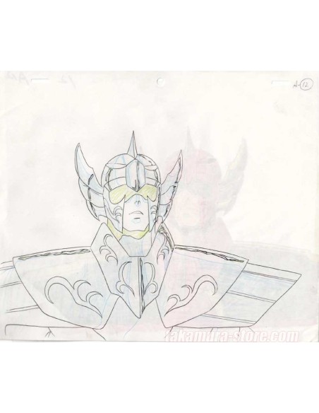 Saint Seiya anime cel