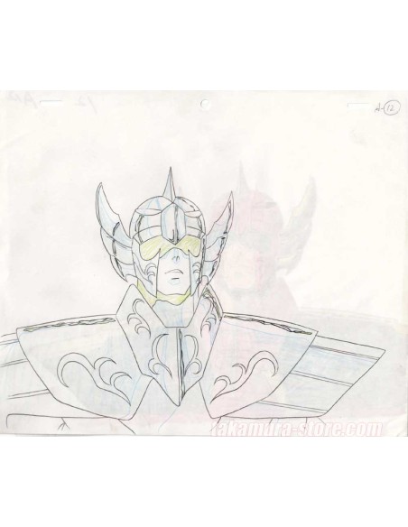 Saint Seiya anime cel
