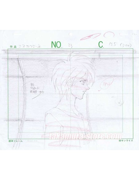 Vision of Tenku Escaflowne sketch