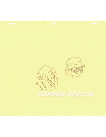 Dragon Ball GT lot de 2 crayonnés originaux