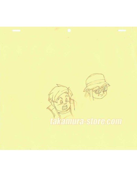 Dragon Ball GT set of original sketches