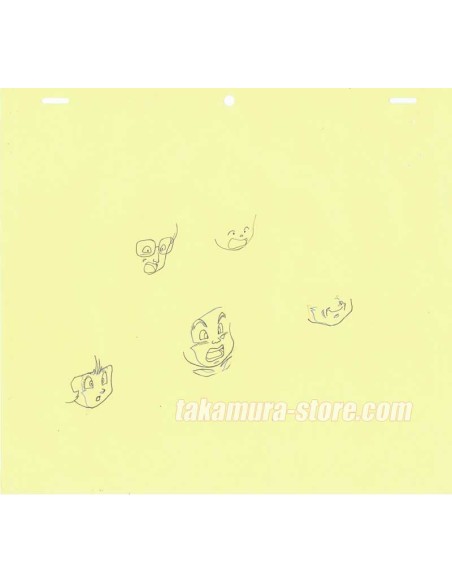 Dragon Ball GT lot de 2 crayonnés originaux