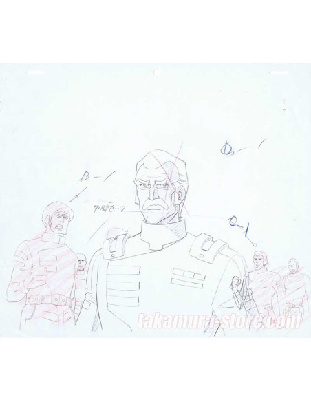 Capitaine Flam crayonné