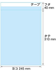 Pochettes transparentes 24,5X30cm (X100) 2