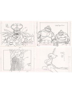 Thundercats Opening copies sketches 2