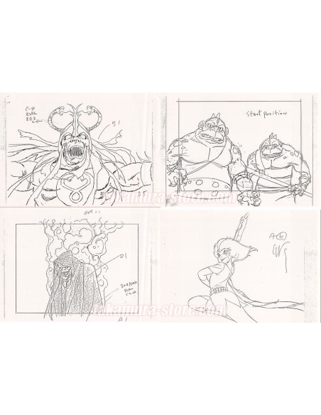 Thundercats Opening copies sketches