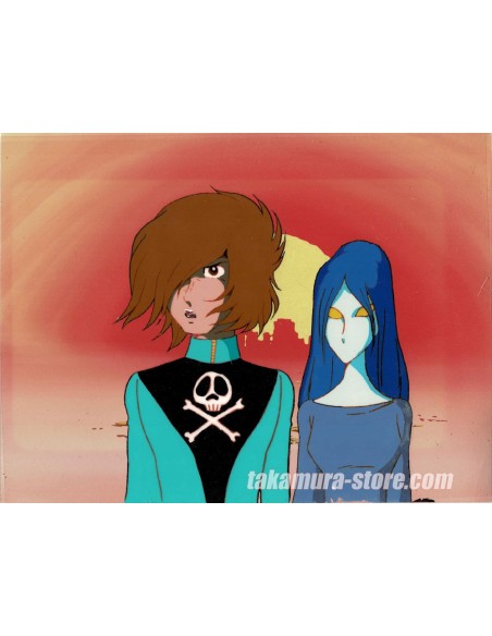 Captain Harlock anime cel