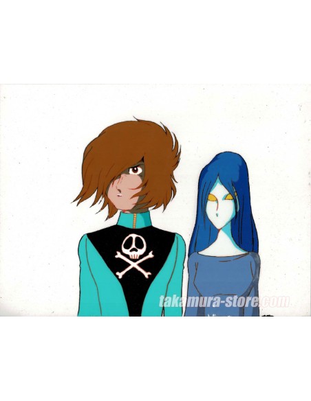 Captain Harlock anime cel