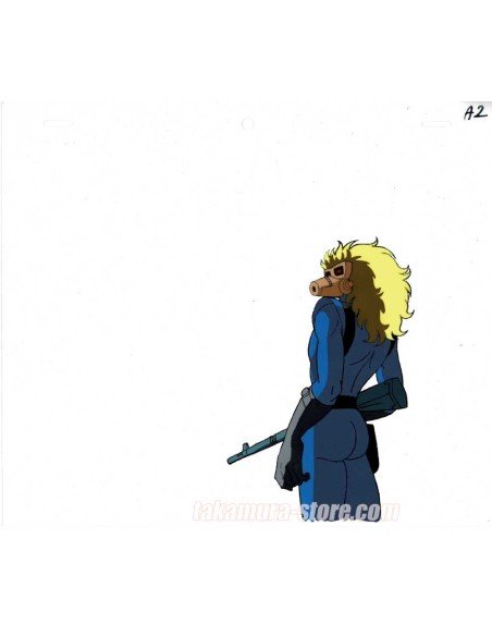 Space Cobra anime cel