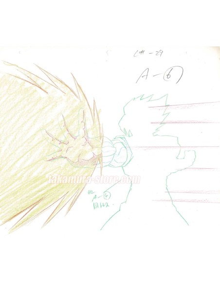 Dragon Ball Z set of original sketches