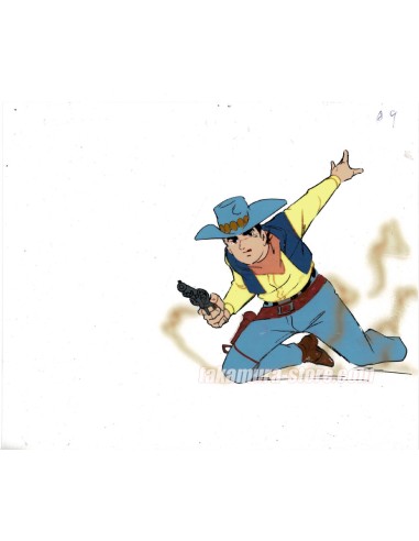 Isamu the Wilderness Boy anime cel