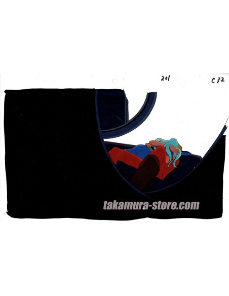 Space Cobra anime cel