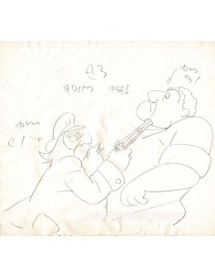 Serendipity the Pink Dragon original sketch