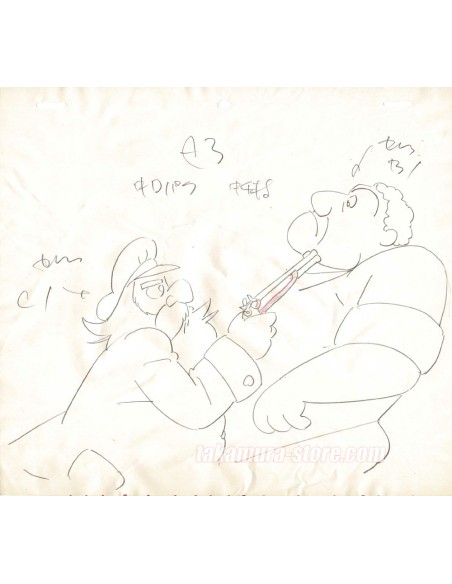 Serendipity the Pink Dragon original sketch