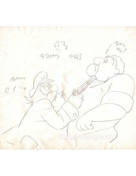 Serendipity the Pink Dragon original sketch