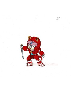 Samurai Pizza Cats celluloid