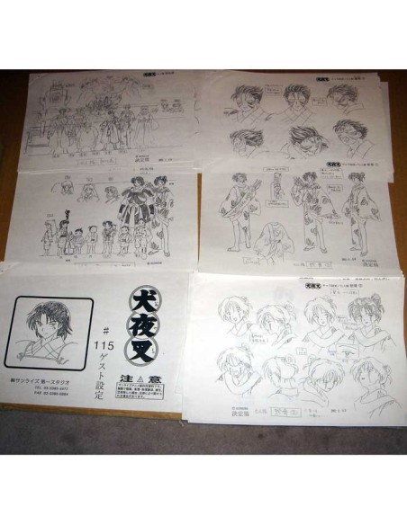 Model Sheet Inuyasha - Episode 115