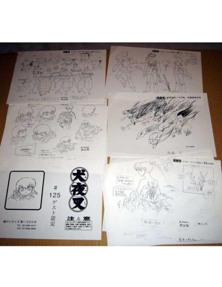 Model Sheet Inuyasha - Episode 125