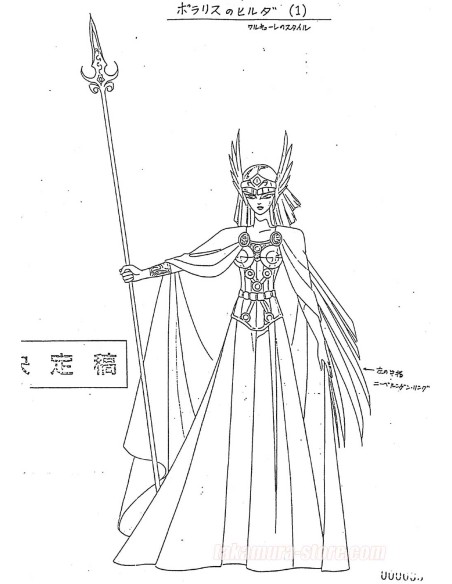 Saint Seiya Asgard Model Sheets