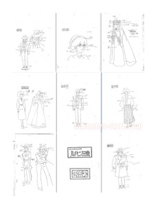 Model Sheet chateau de Cagliostro