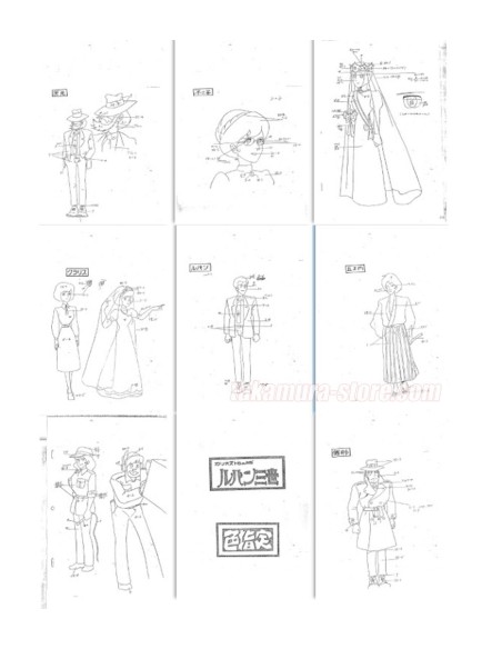 Castle of Cagliostro Model Sheet