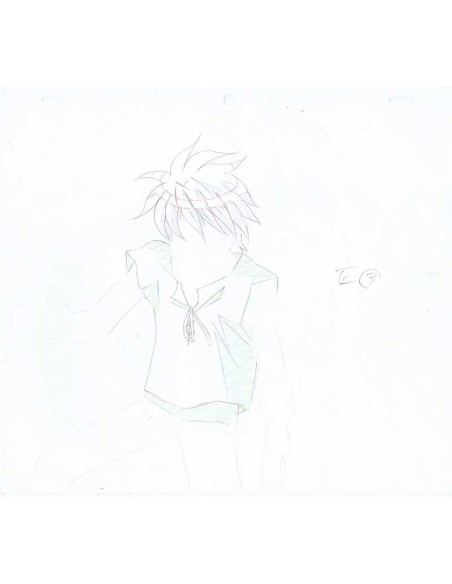 Vision of Tenku Escaflowne crayonné