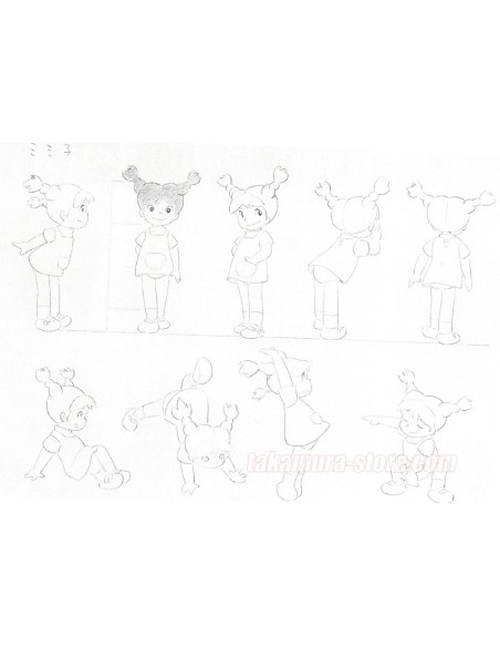 Panda Petit Panda Model Sheets