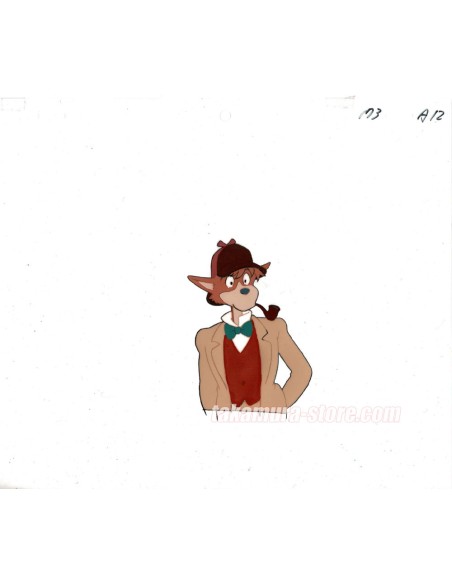 Sherlock Holmes anime cel`