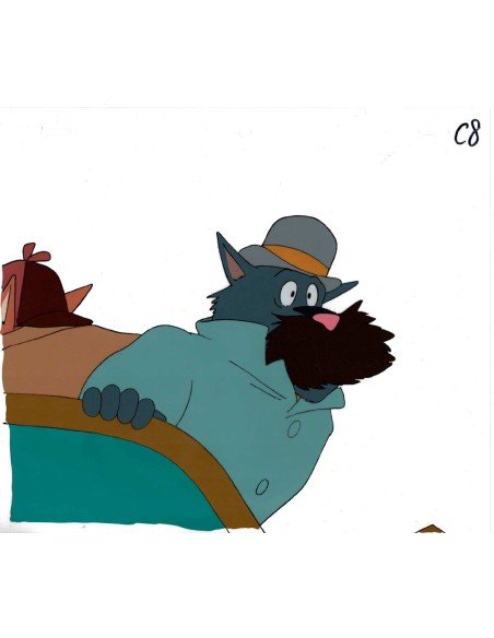 Sherlock Holmes anime cel`