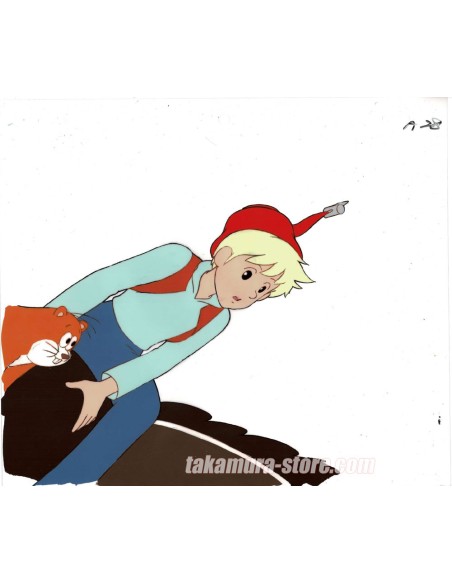 Nils Holgersson anime cel