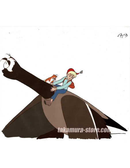 Nils Holgersson anime cel