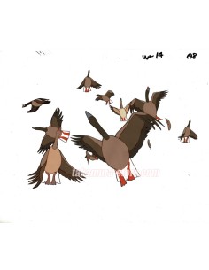 Nils Holgersson anime cel