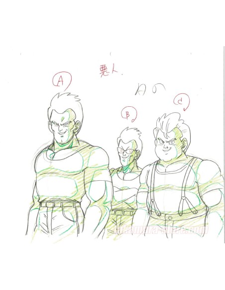 Dragon Ball Z set of original sketches