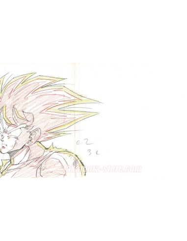 Dragon Ball Z lot de crayonnés originaux