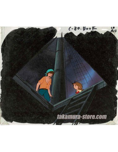 Treasure Island anime cel