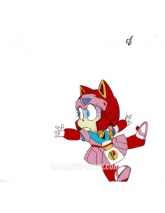 Samurai Pizza Cats anime cel