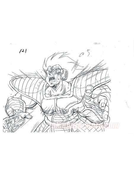 Dragon Ball Z Goku Fighting Sketches