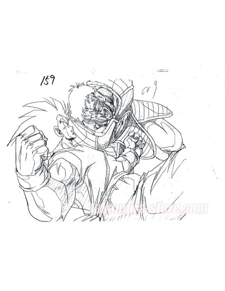 Dragon Ball Z Goku Fighting Sketches
