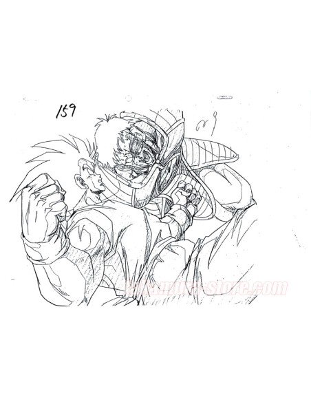 Dragon Ball Z Goku Fighting Sketches