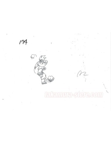 Dragon Ball Z Goku Fighting Sketches