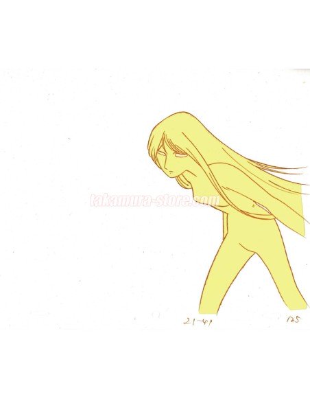 Galaxy Express 999 anime cel