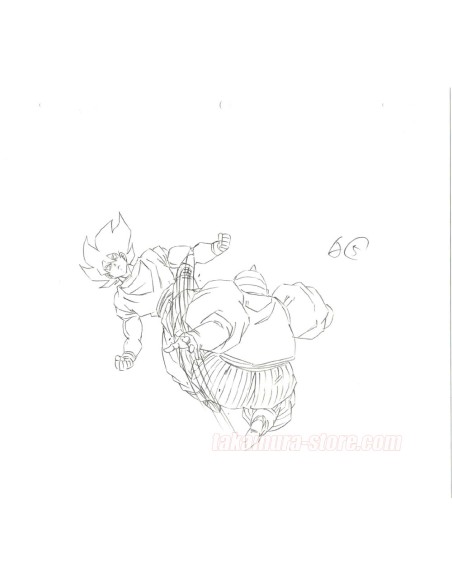 Dragon Ball Z original sketch