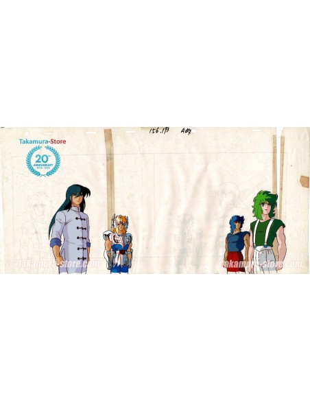 Saint Seiya anime cel
