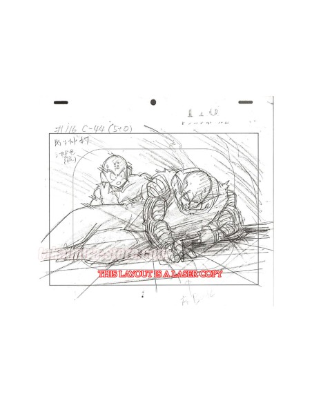 Dragon Ball Z original sketch