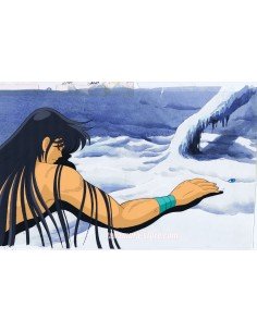 Saint Seiya anime cel